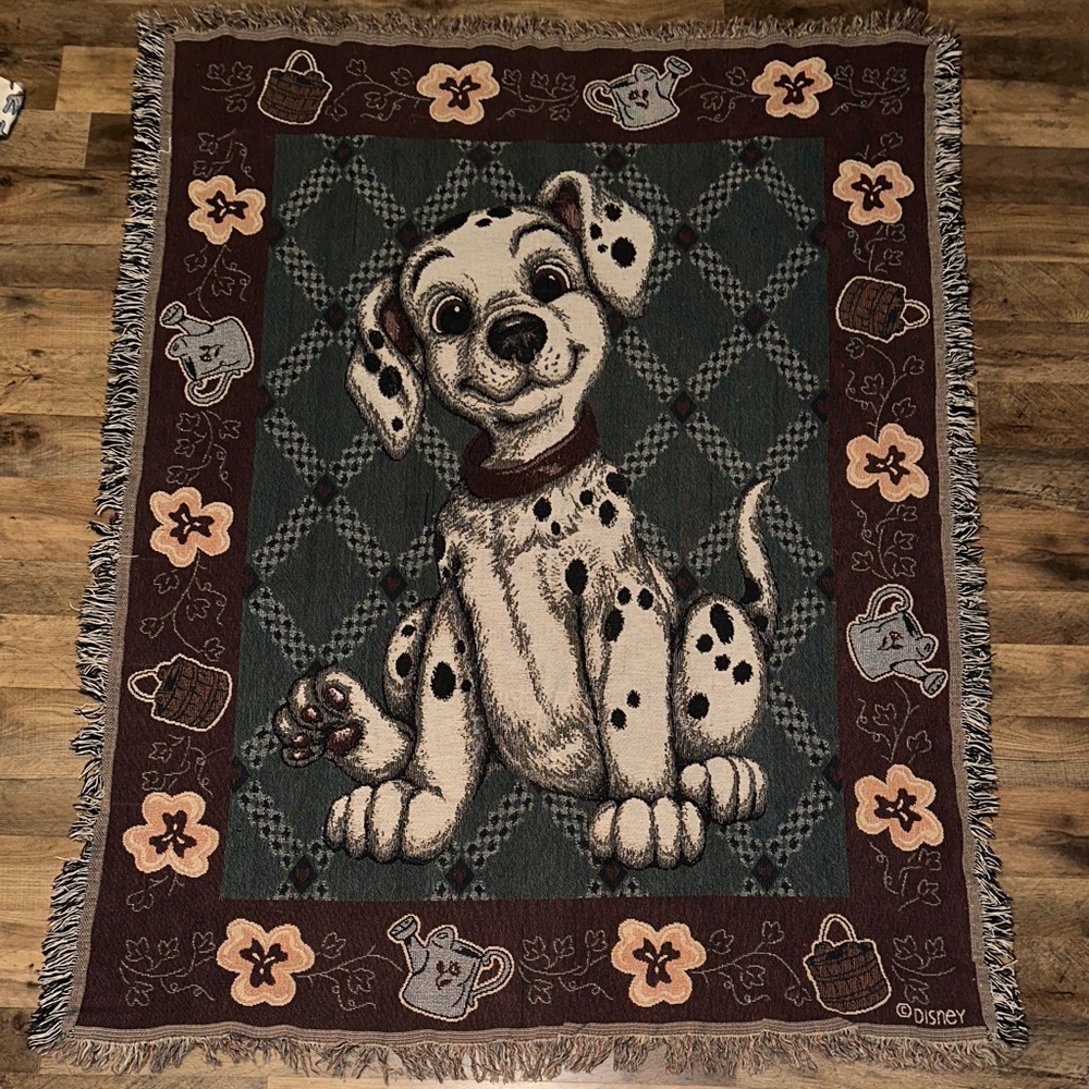 Disney Vintage 101 Dalmatian Throw Blanket